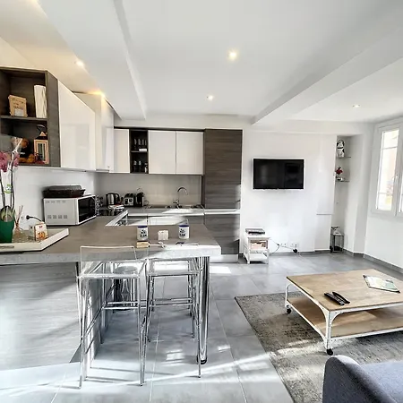 Croisette Rue Meynadier Palais 1 Mn Modern 1 Bedroom By Olam דירה *